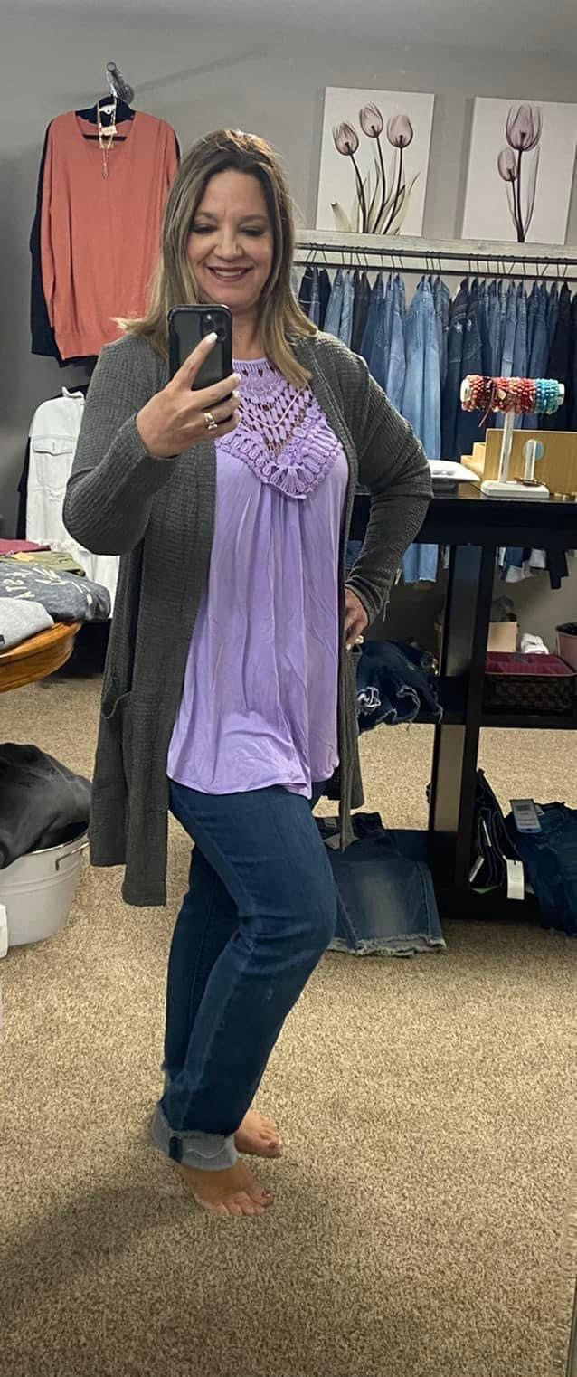Grey Lola Cardigan