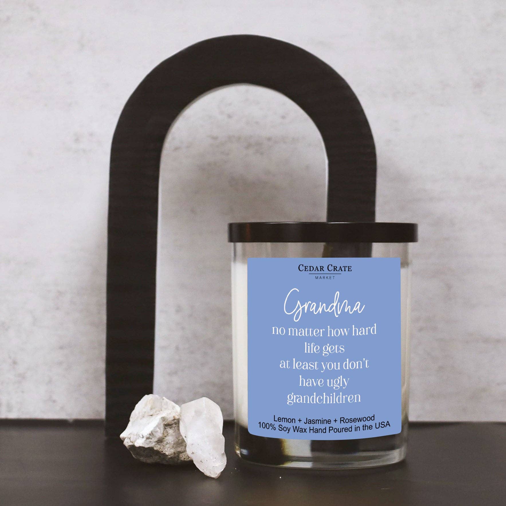 Funny Candle | Grandma No Matter How Hard Life Gets Color Candle