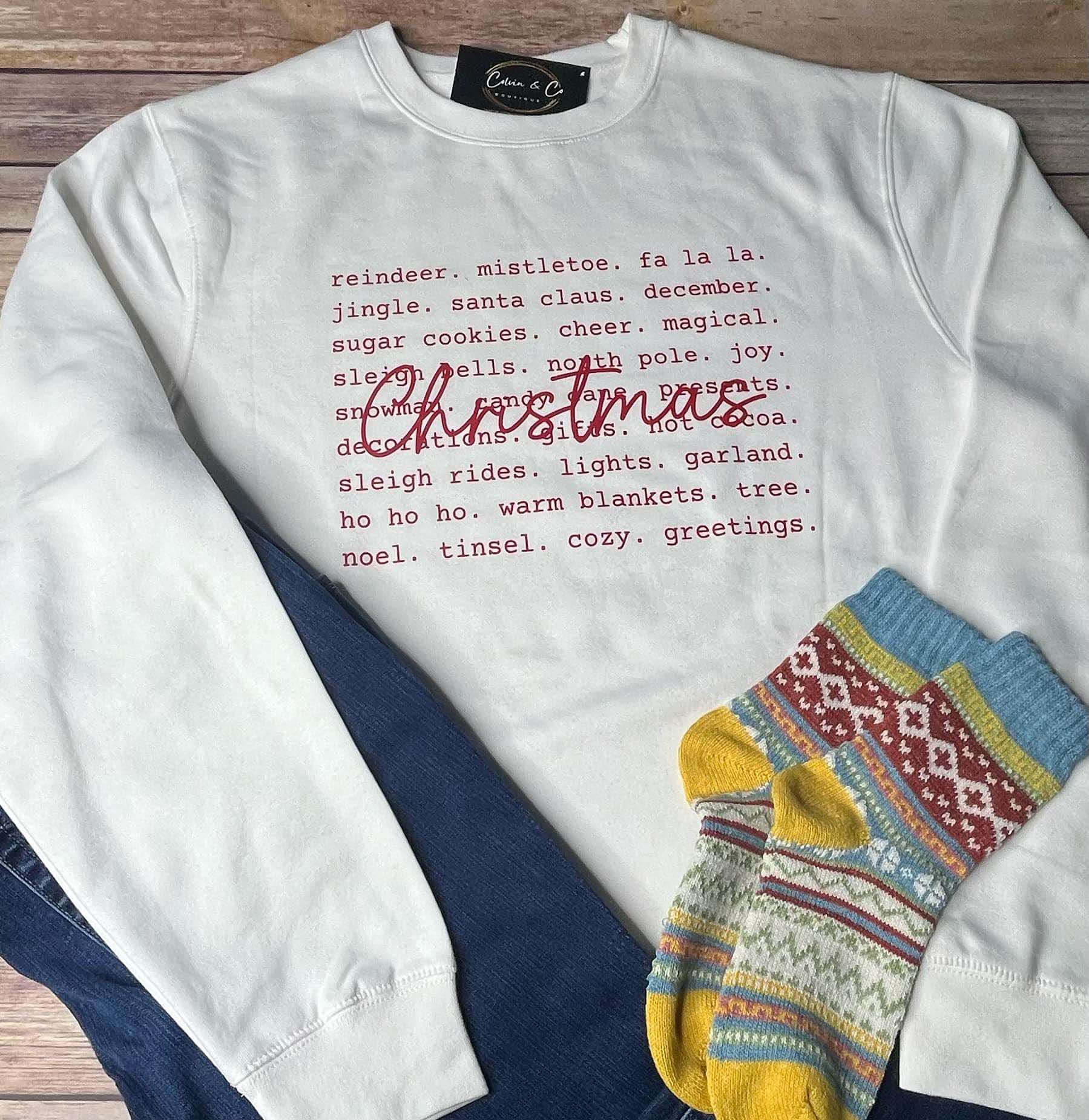 Christmas  sweatshirt