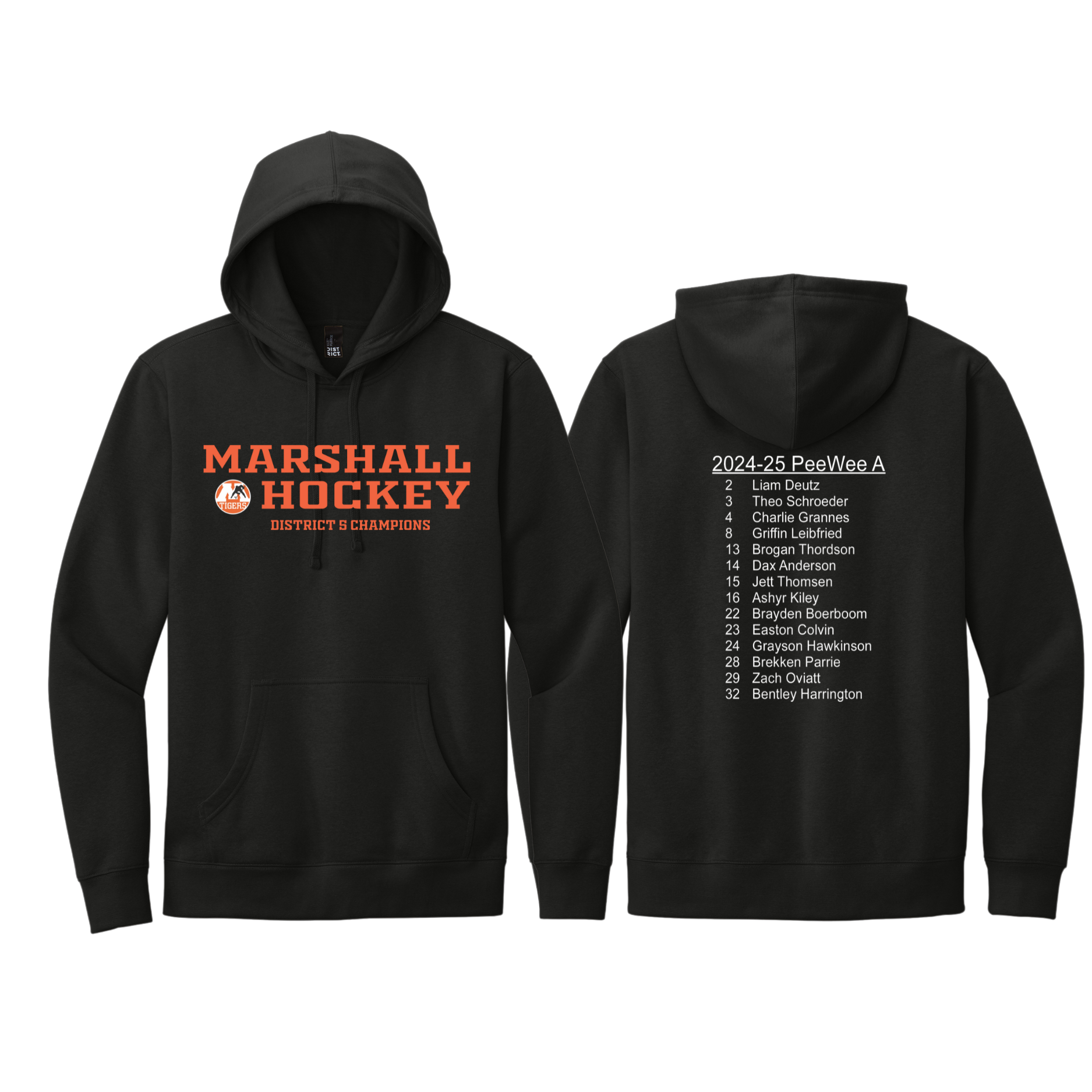 PWA Tiger Hockey Adult unisex hoodie